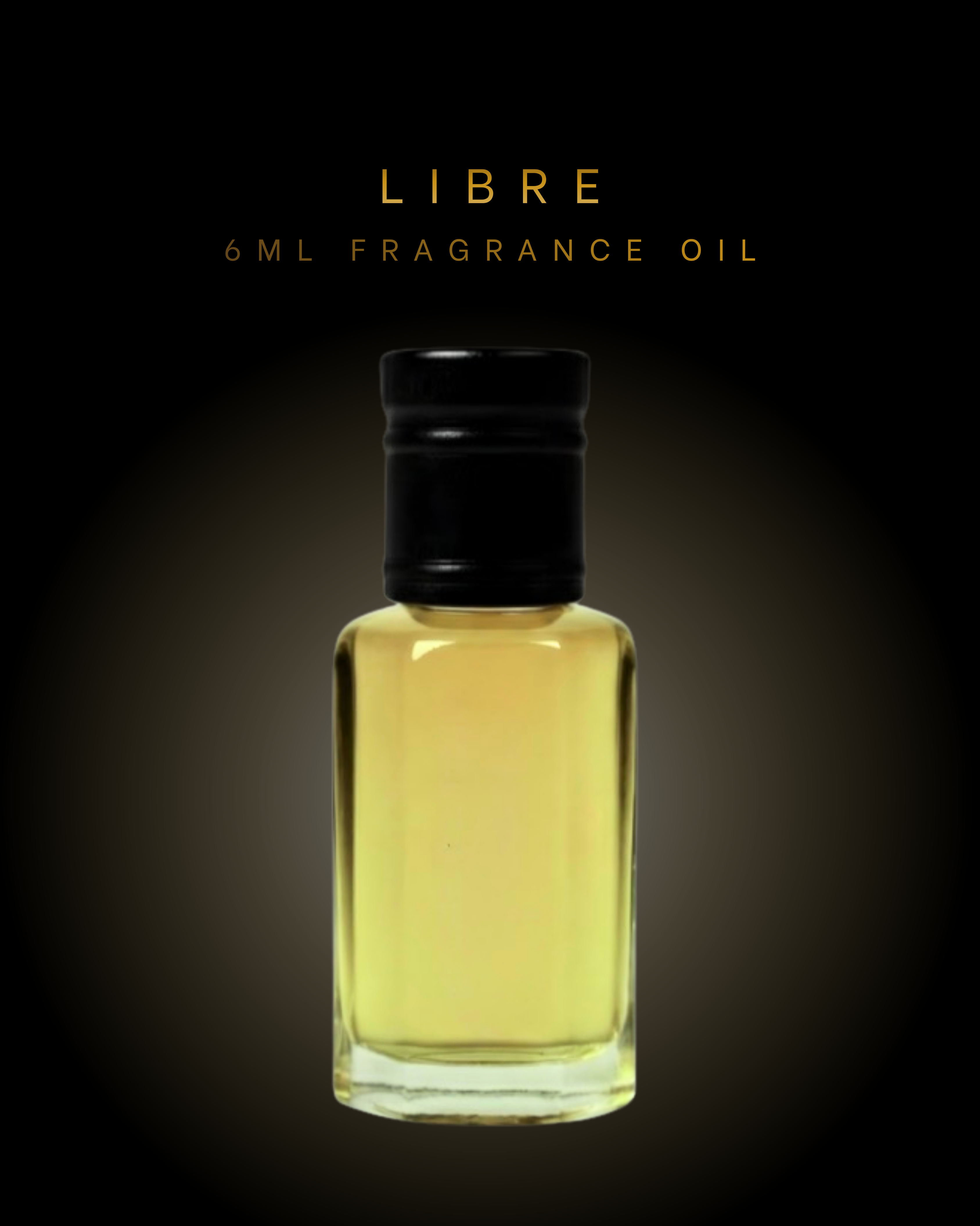 Libre 6ml Fragrance Oil is a fresh citrus floral scent with mandarin, lavender, jasmine, ambergris, vanilla, and musk. Elegant, soft, and captivating fragrance oil.